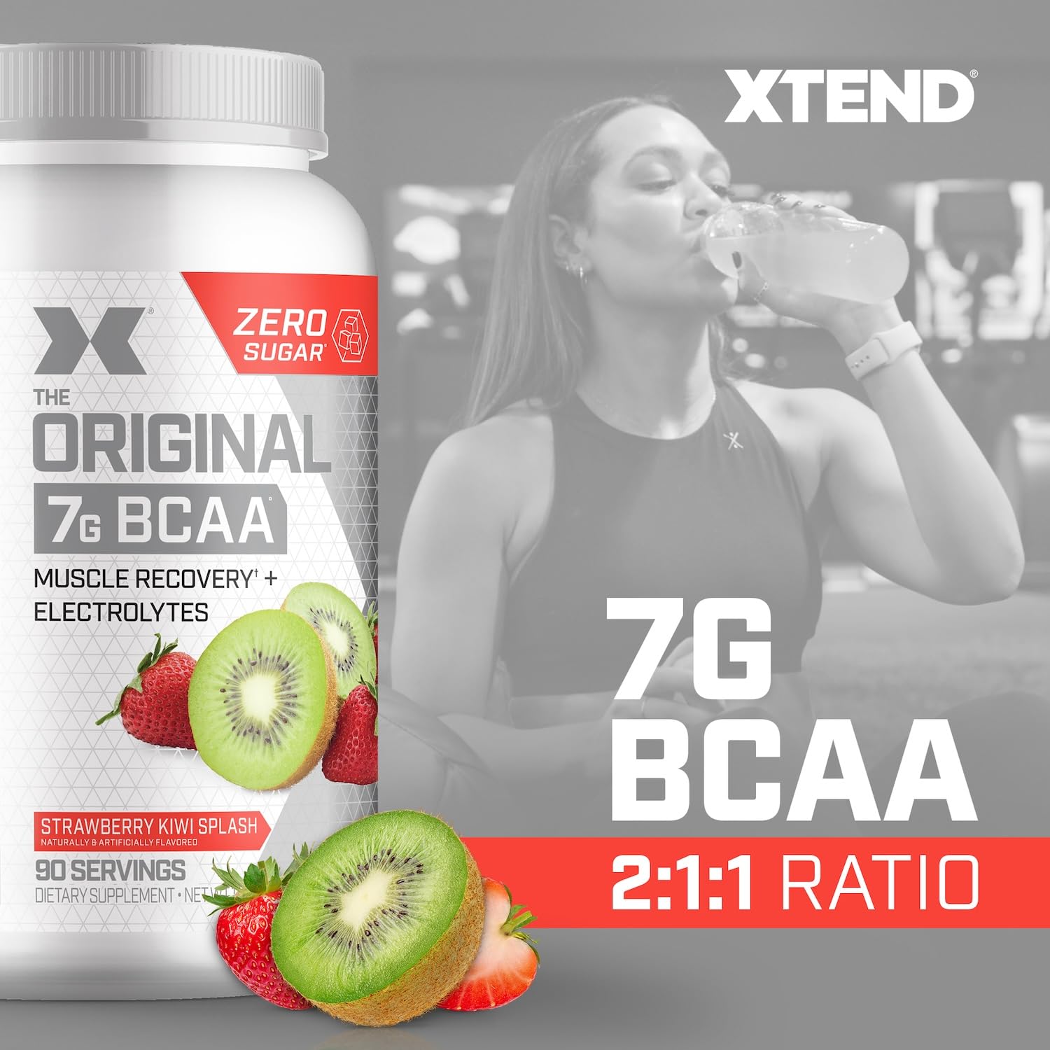 Foto 4 pulgar | Bcaa Powder Xtend Original, 7 G, Bcaa, 2,5 G De L-glutamina, 90 Unidades - Venta Internacional.