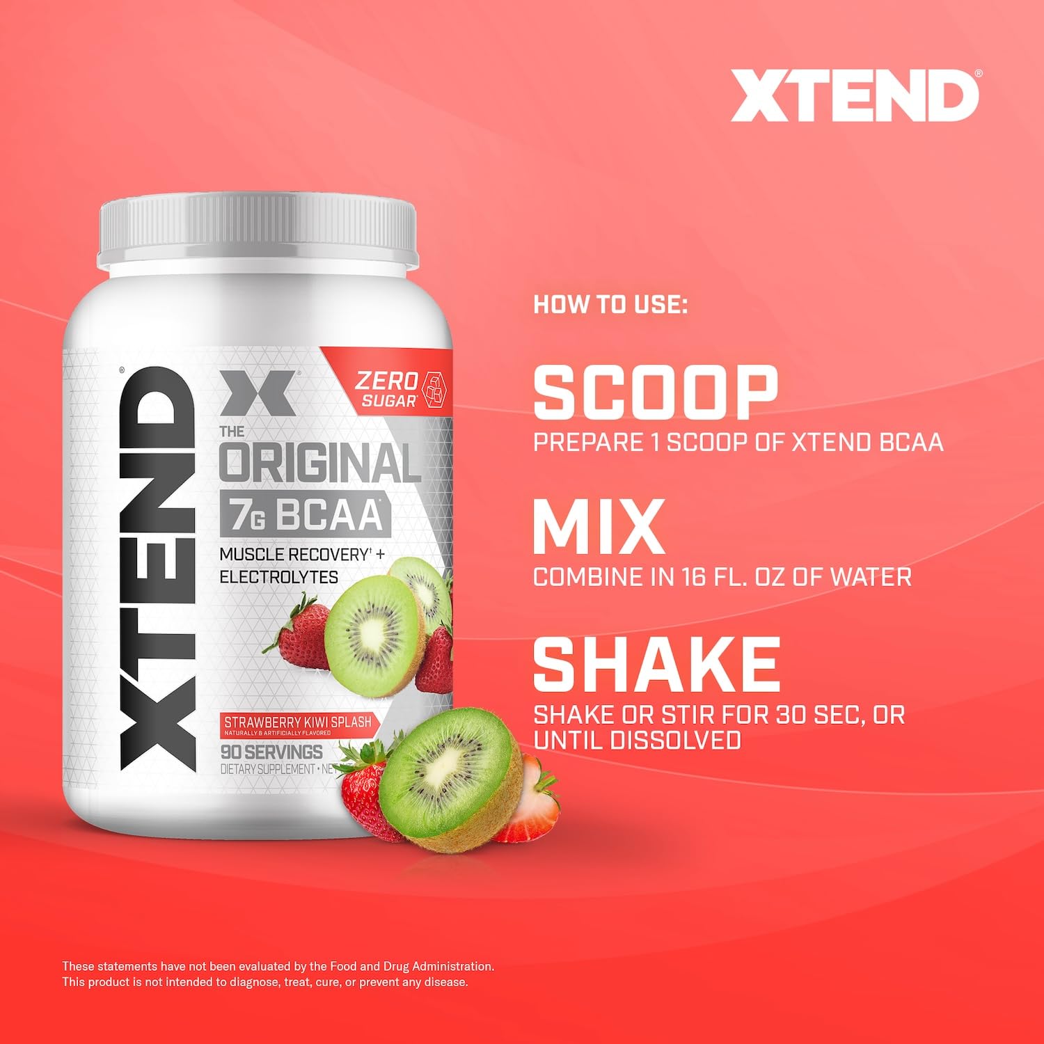 Foto 8 pulgar | Bcaa Powder Xtend Original, 7 G, Bcaa, 2,5 G De L-glutamina, 90 Unidades - Venta Internacional.