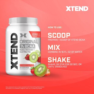 Foto 7 | Bcaa Powder Xtend Original, 7 G, Bcaa, 2,5 G De L-glutamina, 90 Unidades - Venta Internacional.