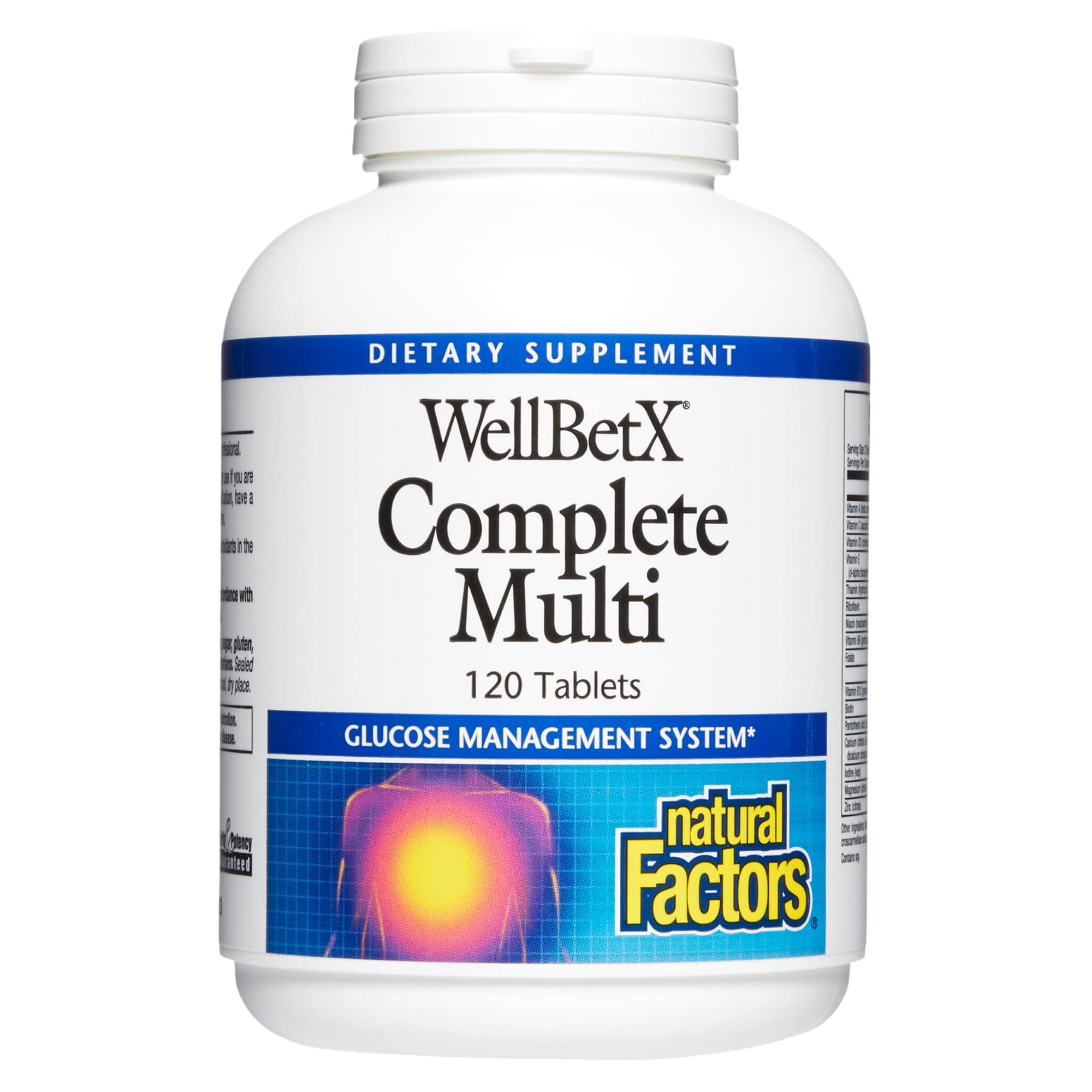 Foto 2 pulgar | Complemente Natural Factors Wellbetx Complete Multi 120 Tabletas - Venta Internacional.