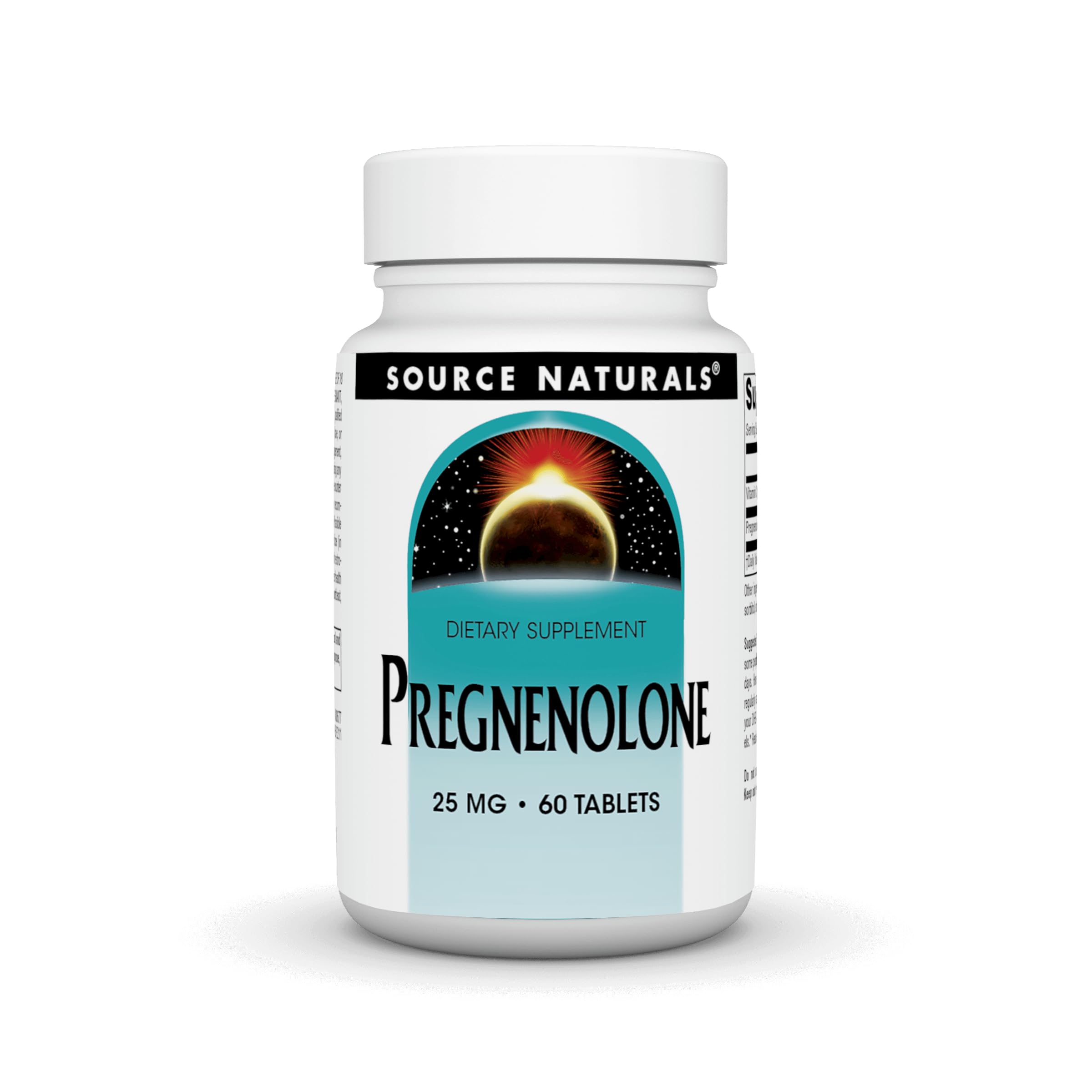 Foto 2 pulgar | Pregnenolona De Supplement Source Naturals 25 Mg - 60 Comprimidos - Venta Internacional.