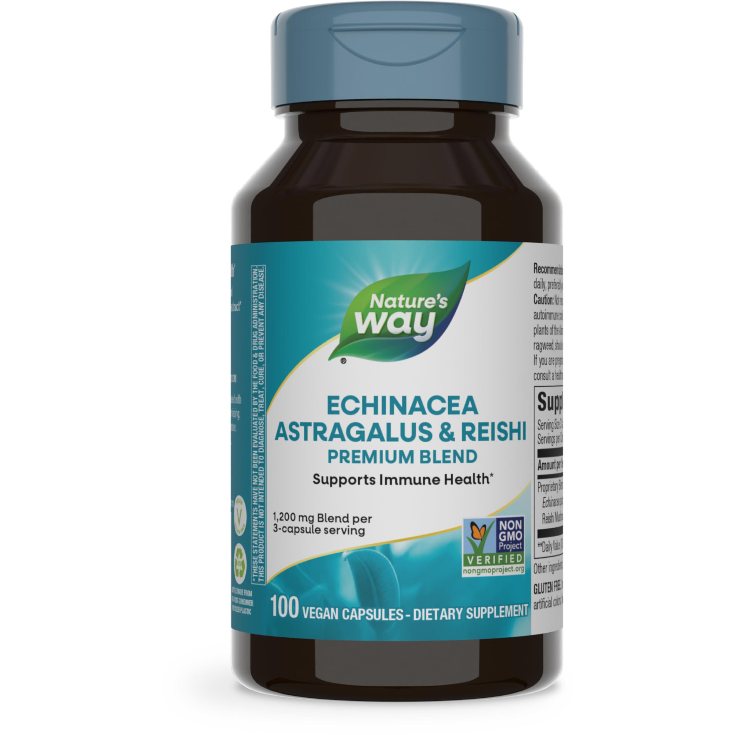 Foto 2 pulgar | Suplemento Nature's Way Con Equinácea, Astrágalo Y Reishi, 100 Cápsulas - Venta Internacional.