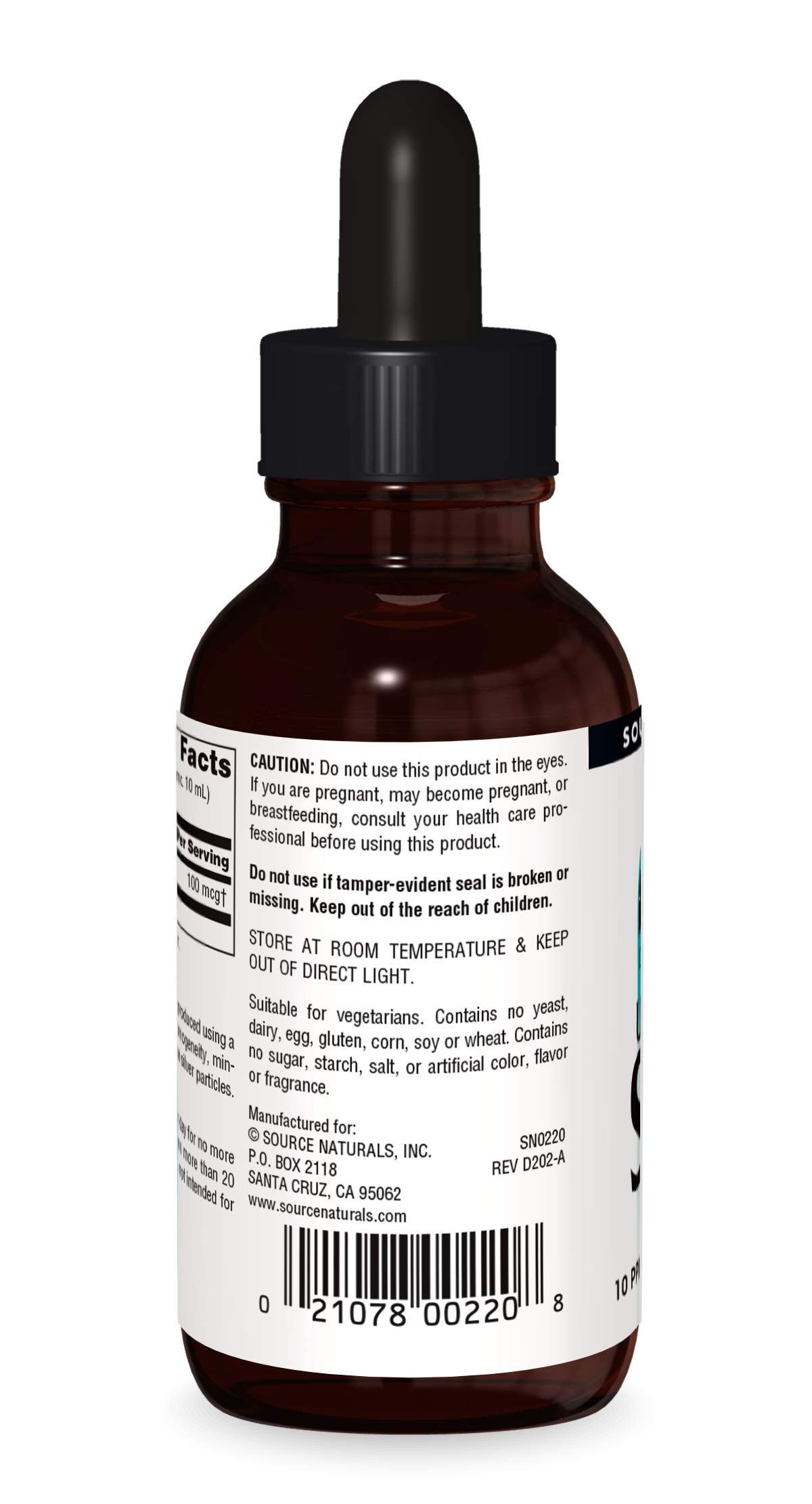 Foto 2 | Suplemento Líquido Source Naturals Ultra Coloidal Silver 60 Ml - Venta Internacional.