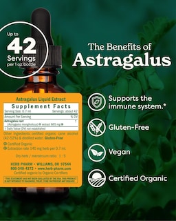 Foto 3 | Extracto Líquido Herb Pharm Astragalus 30 Ml Para Apoyar El Sistema Inmunitario - Venta Internacional.