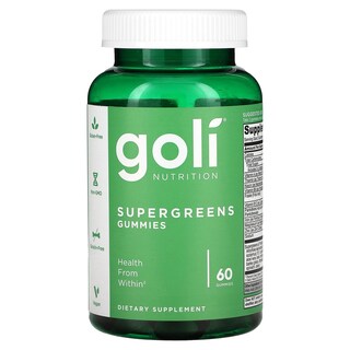 Foto 1 | Gomitas Supergreens Goli Nutrition 60 Gomitas - Venta Internacional.
