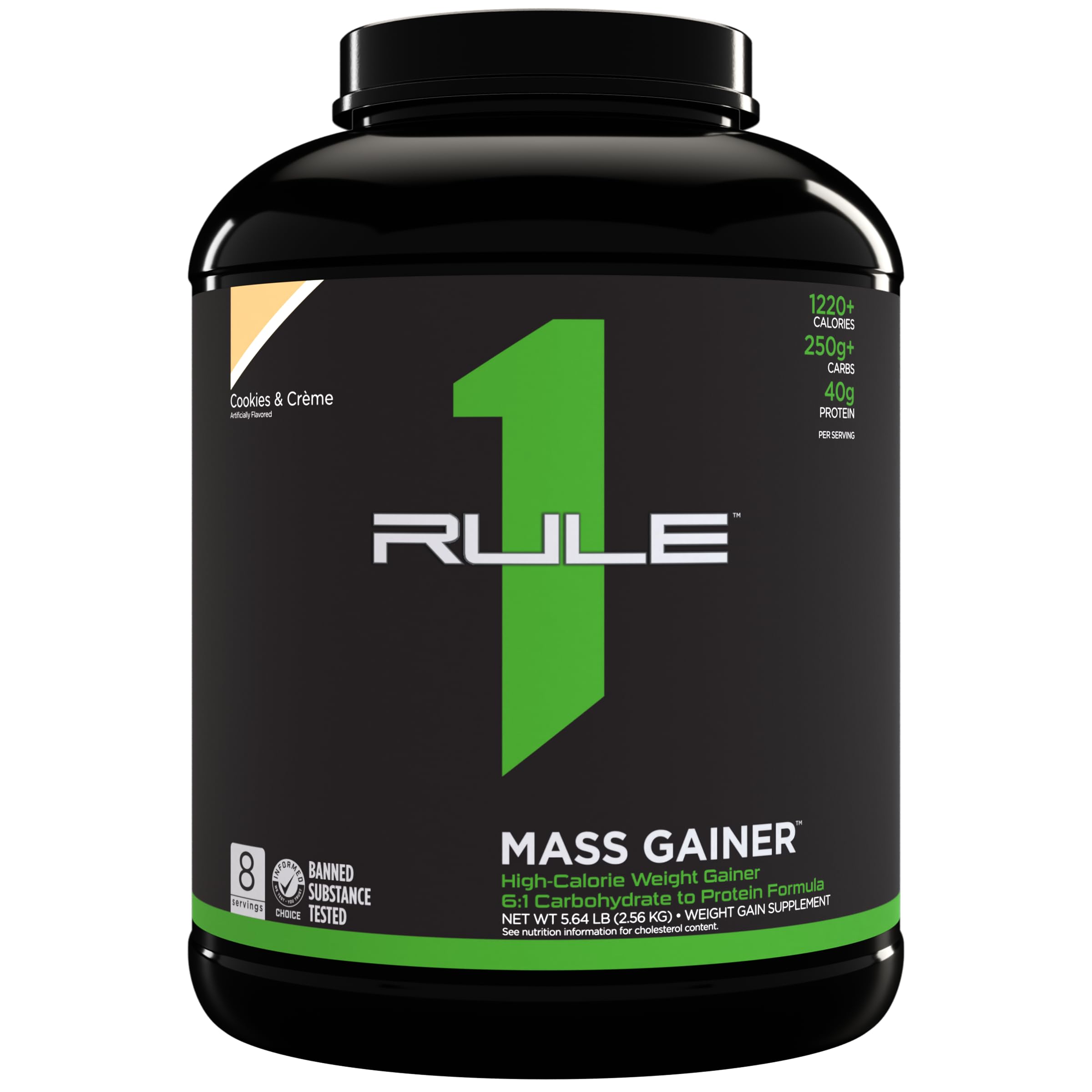 Foto 2 pulgar | Galletas Y Crema Mass Gainer Rule One Proteins R1, 2,7 Kg - Venta Internacional.