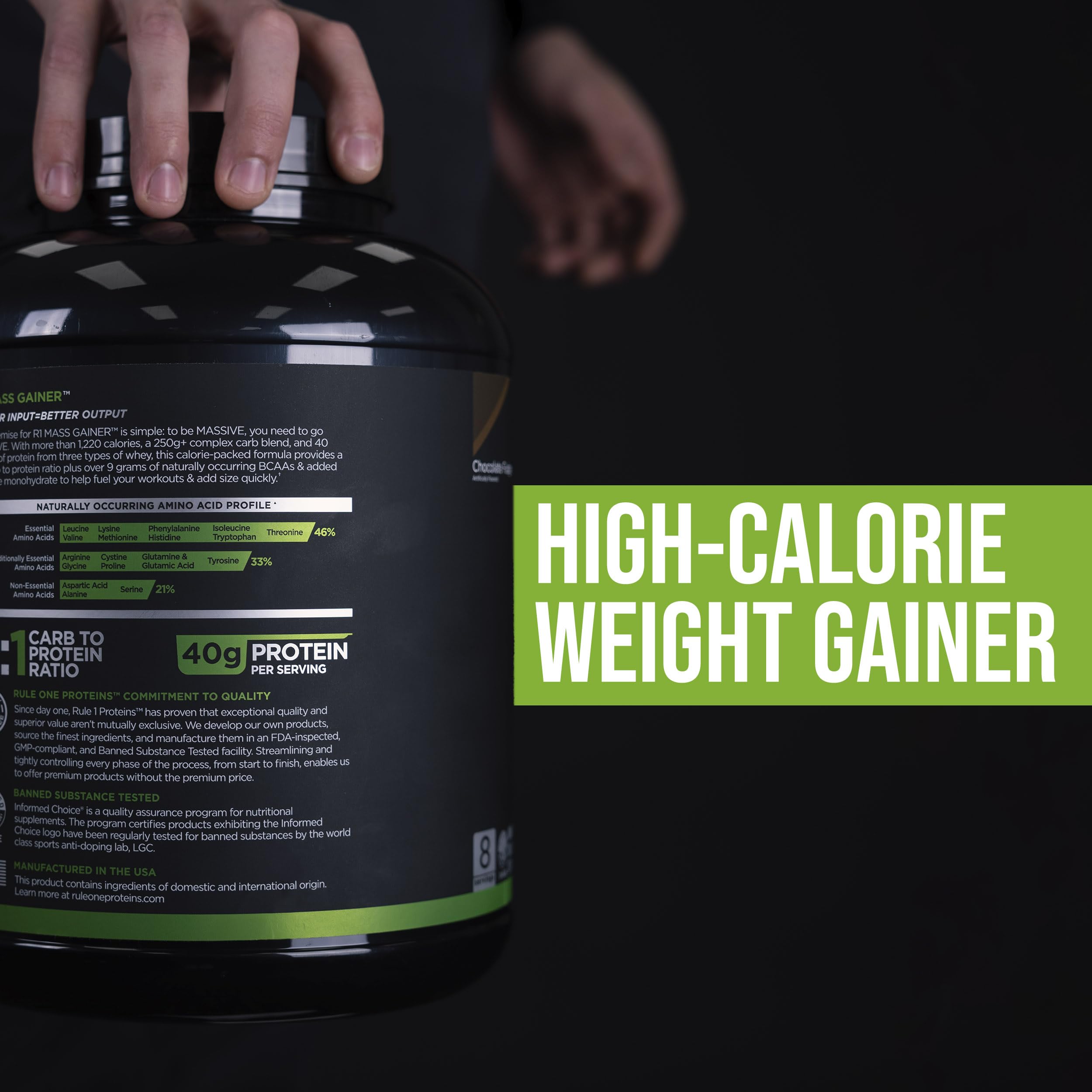 Foto 5 pulgar | Galletas Y Crema Mass Gainer Rule One Proteins R1, 2,7 Kg - Venta Internacional.