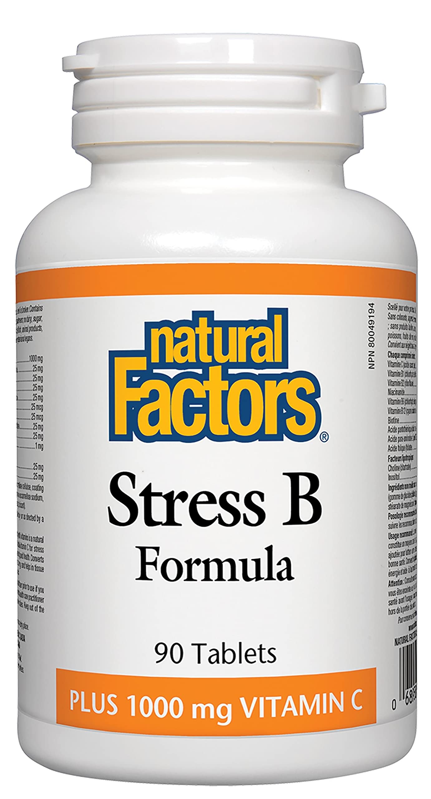Foto 2 pulgar | Complemente La Fórmula Stress B De Natural Factors Y 1000 Mg De Vitamina C - Venta Internacional.