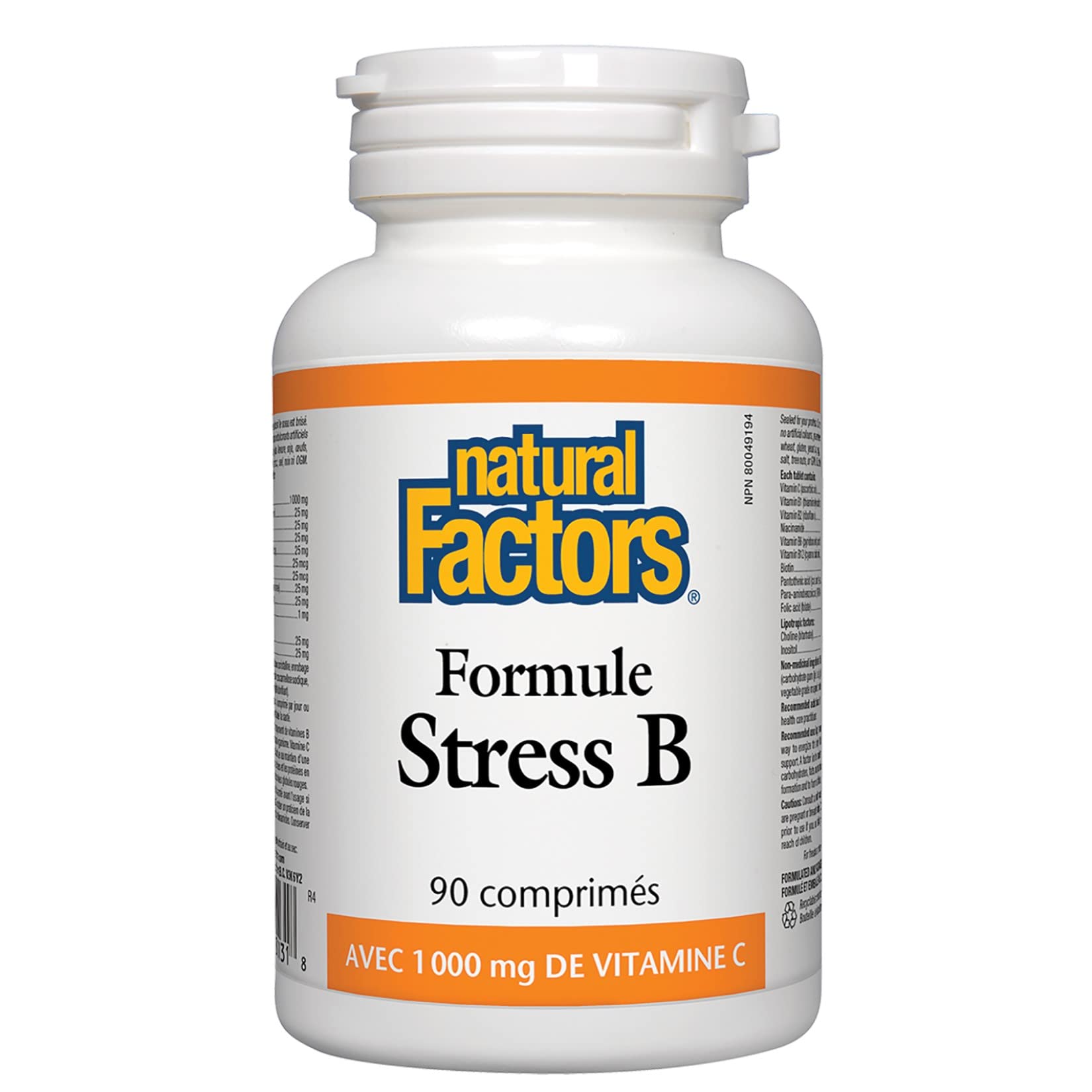 Foto 4 pulgar | Complemente La Fórmula Stress B De Natural Factors Y 1000 Mg De Vitamina C - Venta Internacional.