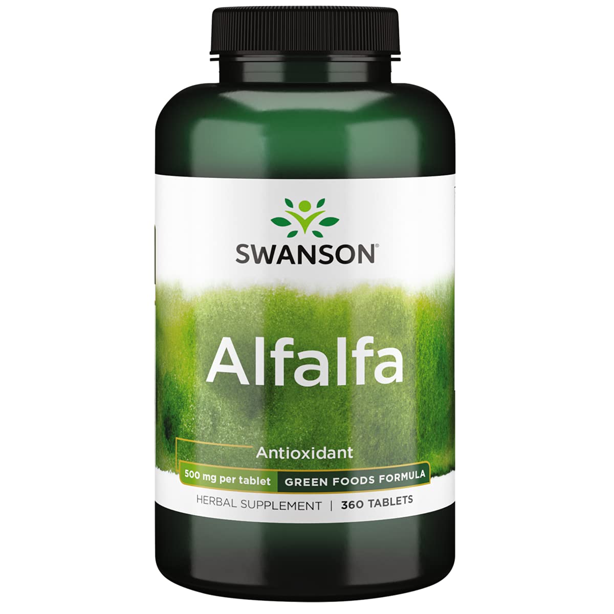 Foto 2 pulgar | Suplemento Swanson Alfalfa Herbal 360 Comprimidos 500 Mg - Venta Internacional.
