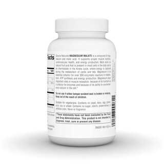 Foto 3 | Suplemento De Magnesio Source Naturals Malato De Magnesio 3750 Mg - Venta Internacional.
