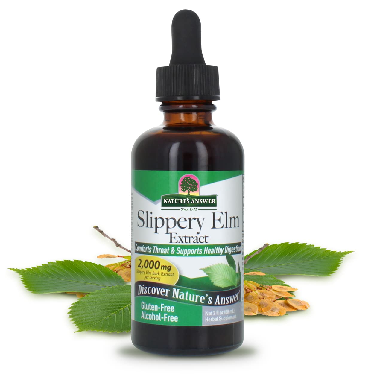 Foto 2 pulgar | Suplemento Nature's Answer Con Extracto De Olmo, 60 Ml, Sin Alcohol - Venta Internacional.