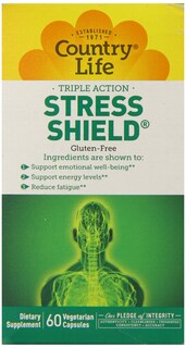 Foto 1 | Suplemento Country Life Stress Shield Vegetariano 60 Cápsulas - Venta Internacional.