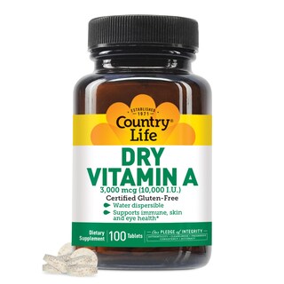 Foto 1 | Suplemento Country Life De Vitamina A, 10 000 Ui, 100 Comprimidos - Venta Internacional.
