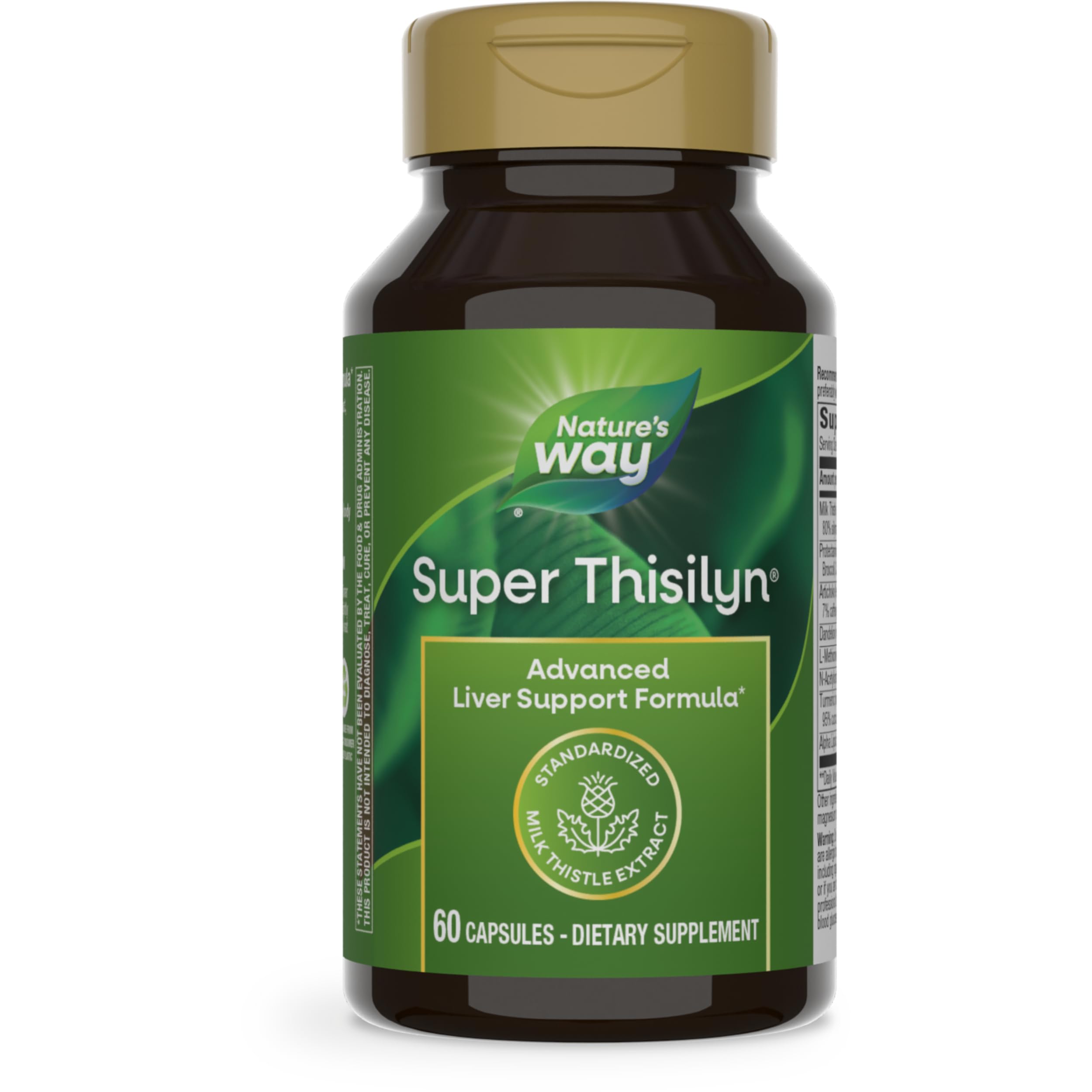 Foto 2 pulgar | Suplemento Nature's Way Super Thisilyn Advanced Liver 60 Cápsulas - Venta Internacional.