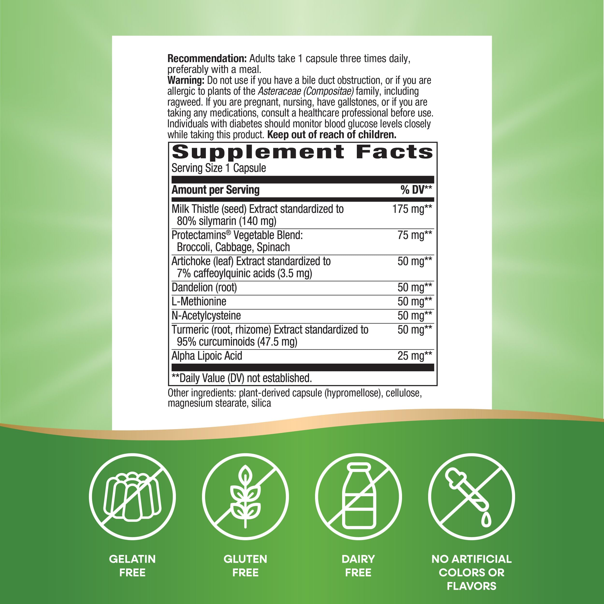 Foto 6 pulgar | Suplemento Nature's Way Super Thisilyn Advanced Liver 60 Cápsulas - Venta Internacional.
