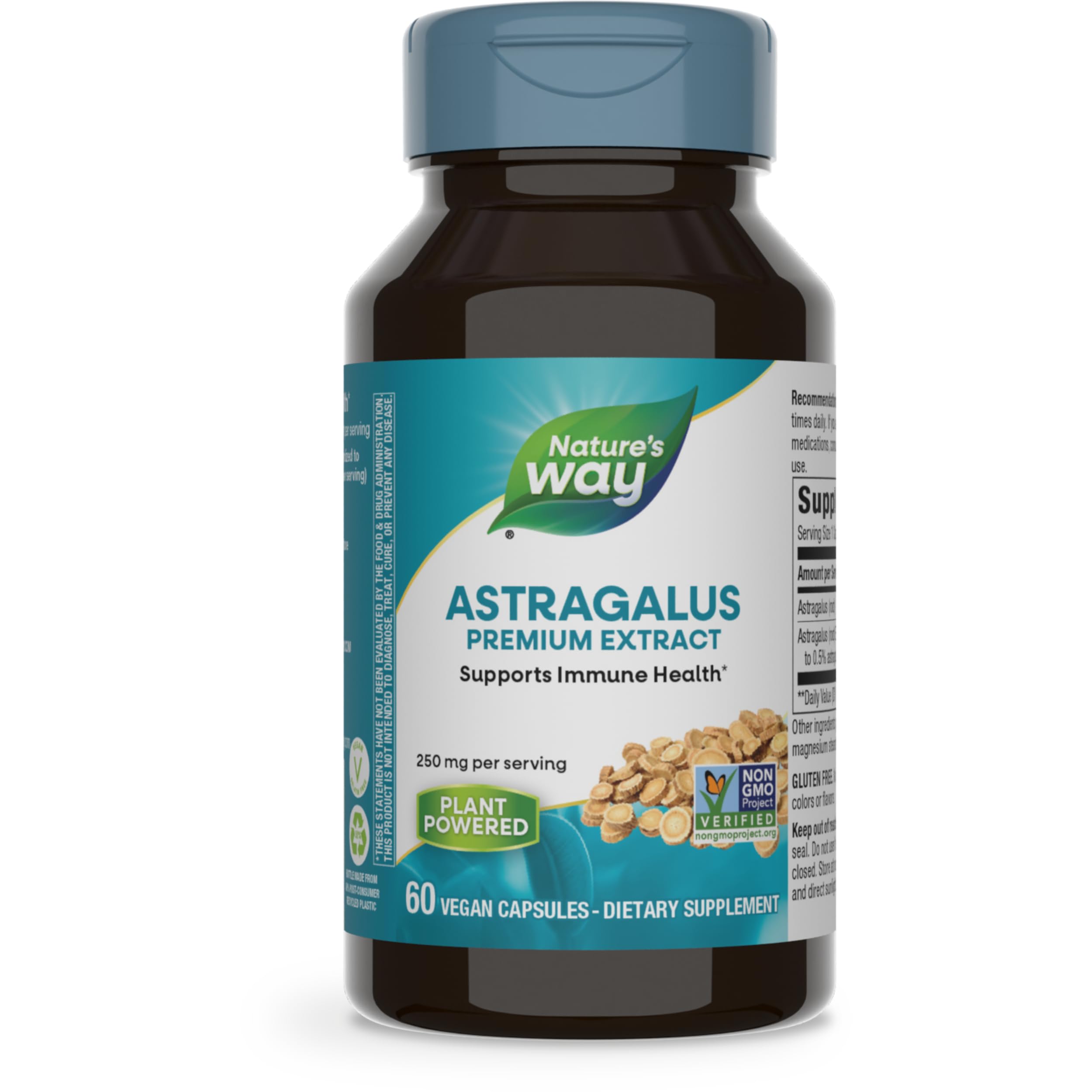 Foto 2 pulgar | Suplemento De Extracto Premium De Astrágalo De Nature's Way, 250 Mg - Venta Internacional.