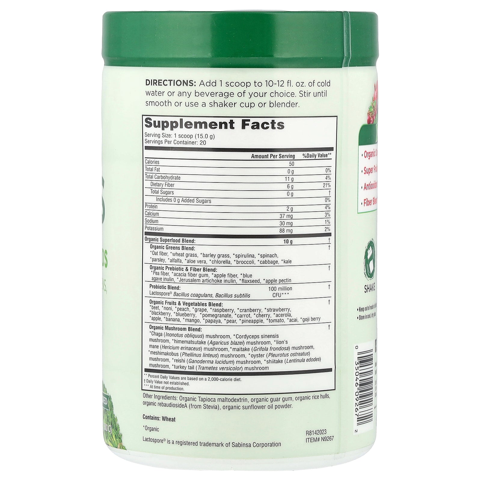 Foto 3 pulgar | Suplemento Alcalinizante Super Greens De Country Farms, 300 G - Venta Internacional.