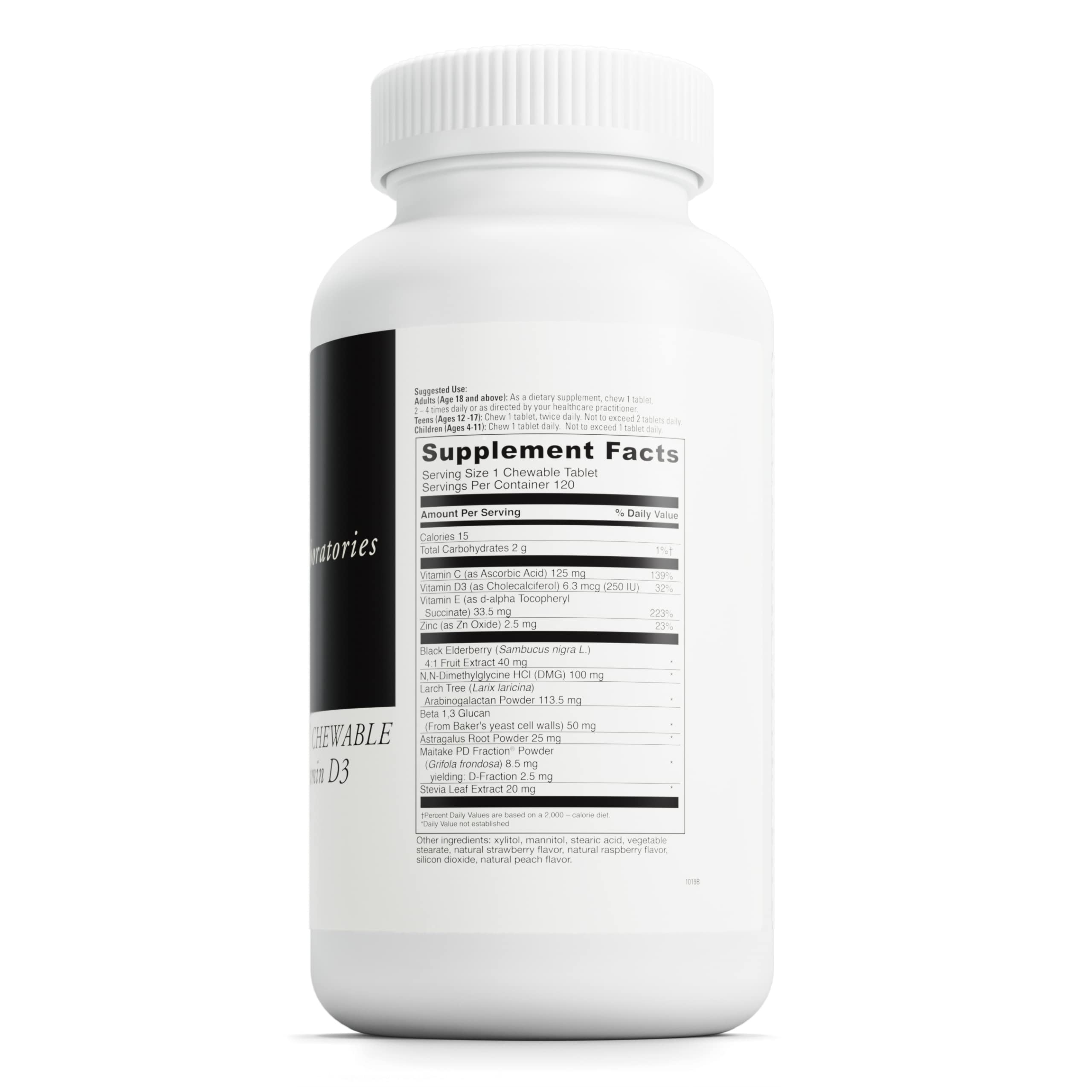 Foto 3 pulgar | Suplemento Davinci Labs Immuno-dmg Masticable 120 Comprimidos - Venta Internacional.