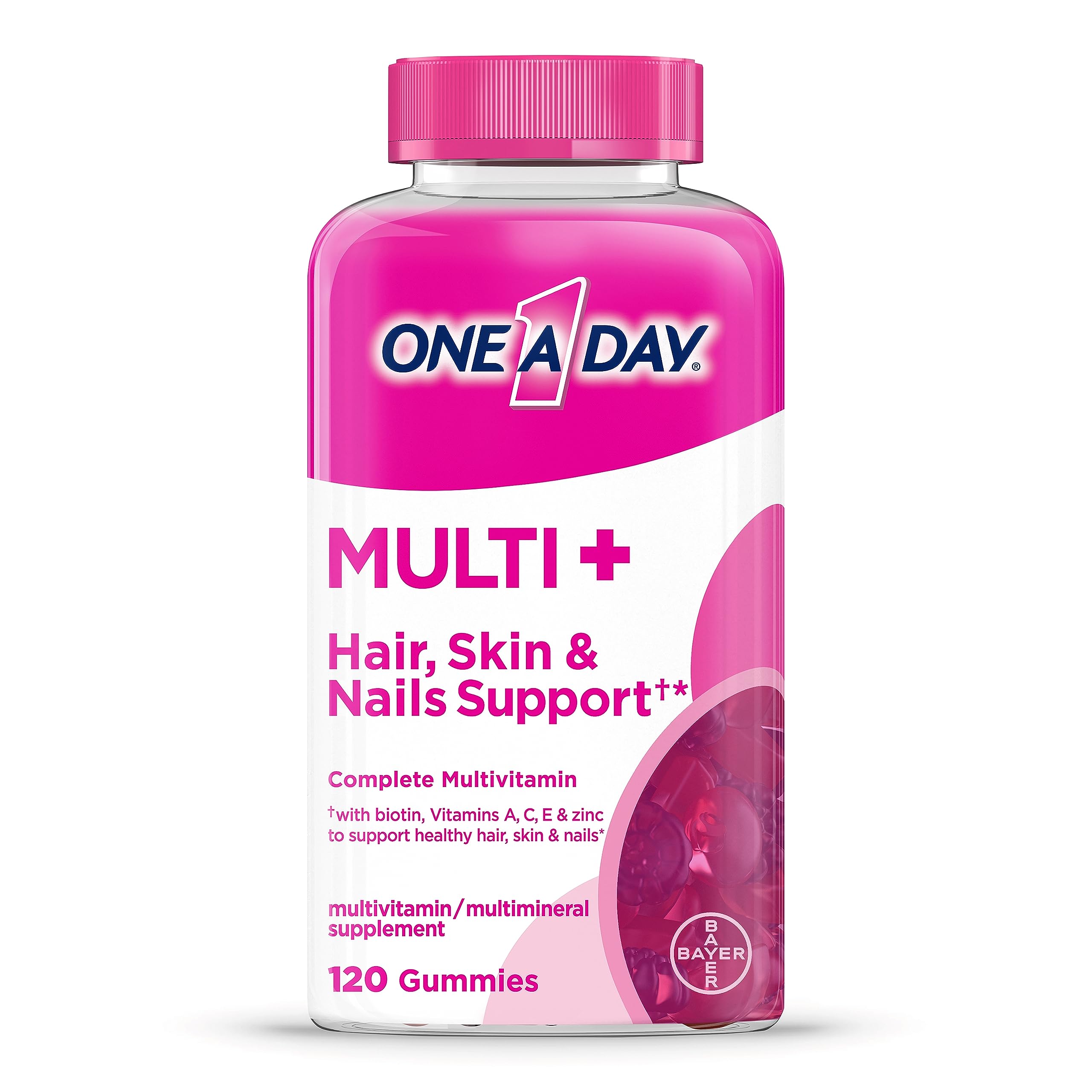 Foto 2 pulgar | Multivitamínico Multi+ Gummy 120 Para Cabello, Piel Y Uñas, Una Vez Al Día - Venta Internacional.