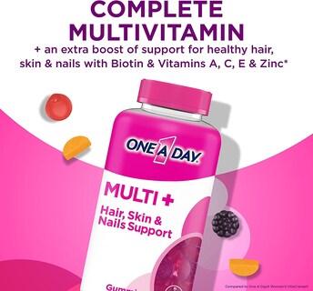 Foto 2 | Multivitamínico Multi+ Gummy 120 Para Cabello, Piel Y Uñas, Una Vez Al Día - Venta Internacional.