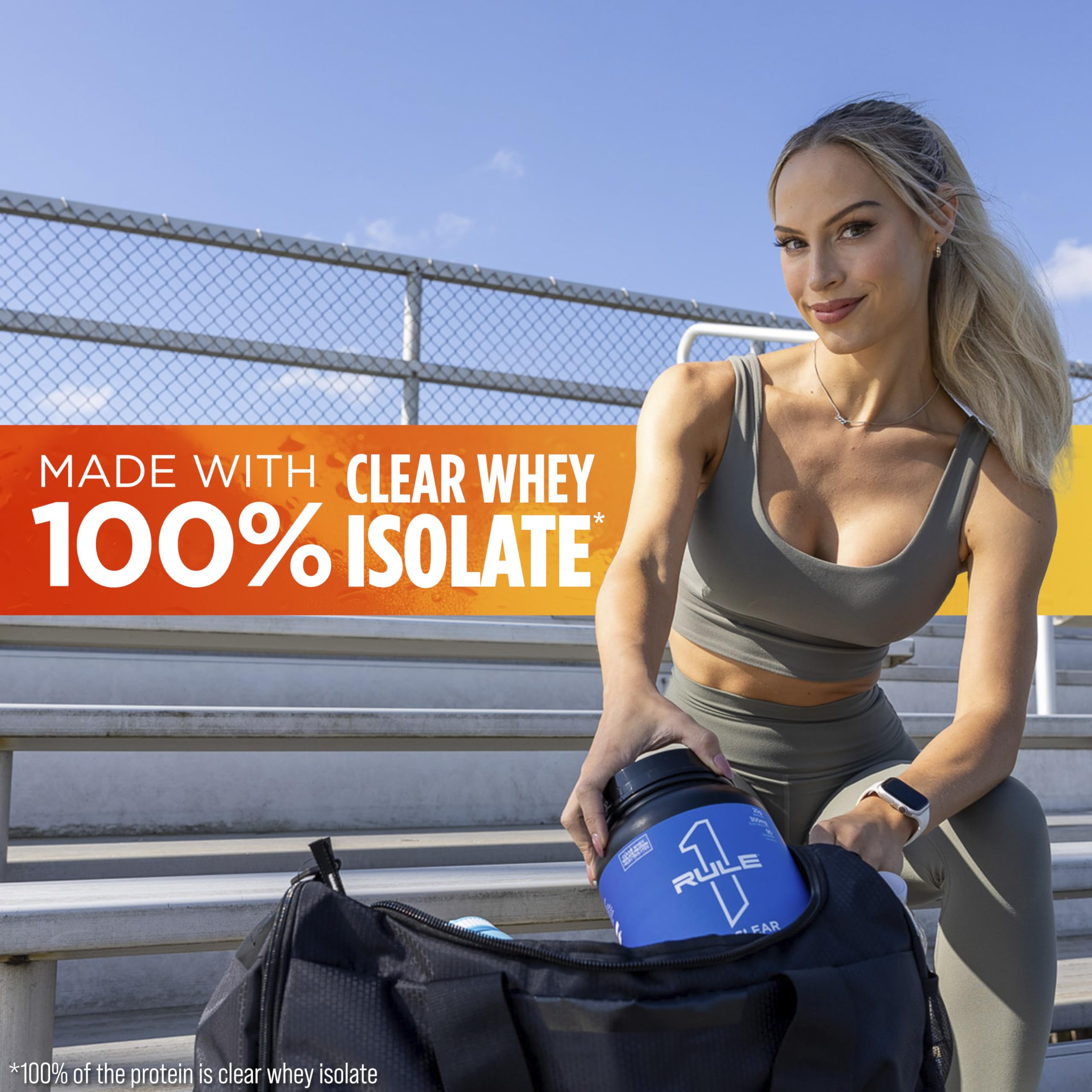 Foto 6 pulgar | Protein Powder Rule 1 Proteins Clear Isolate 20 G De Melocotón Y Mango - Venta Internacional.