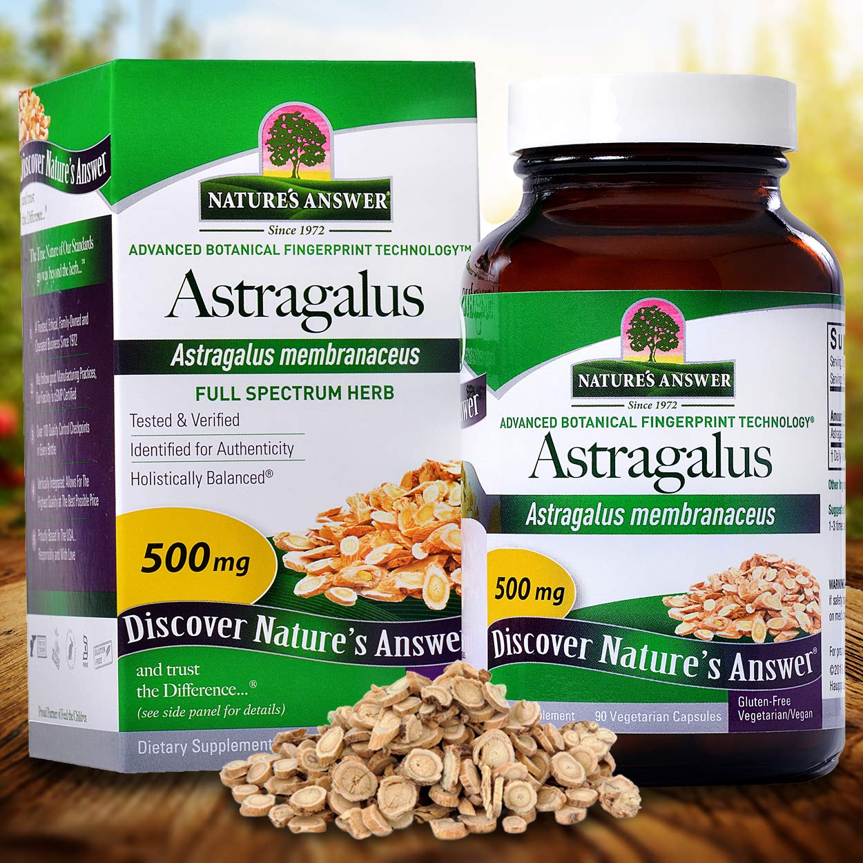 Foto 3 | Suplemento Nature's Answer Con Raíz De Astrágalo 90 Cápsulas - Venta Internacional.