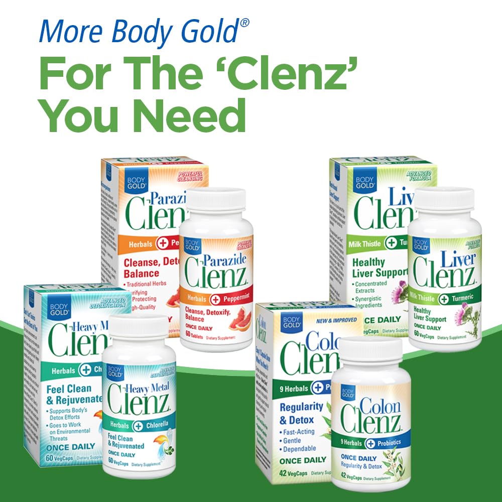 Foto 7 pulgar | Limpieza Intestinal Y Desintoxicación Corporal Gold Parazide Clenz 60 Comprimidos - Venta Internacional.