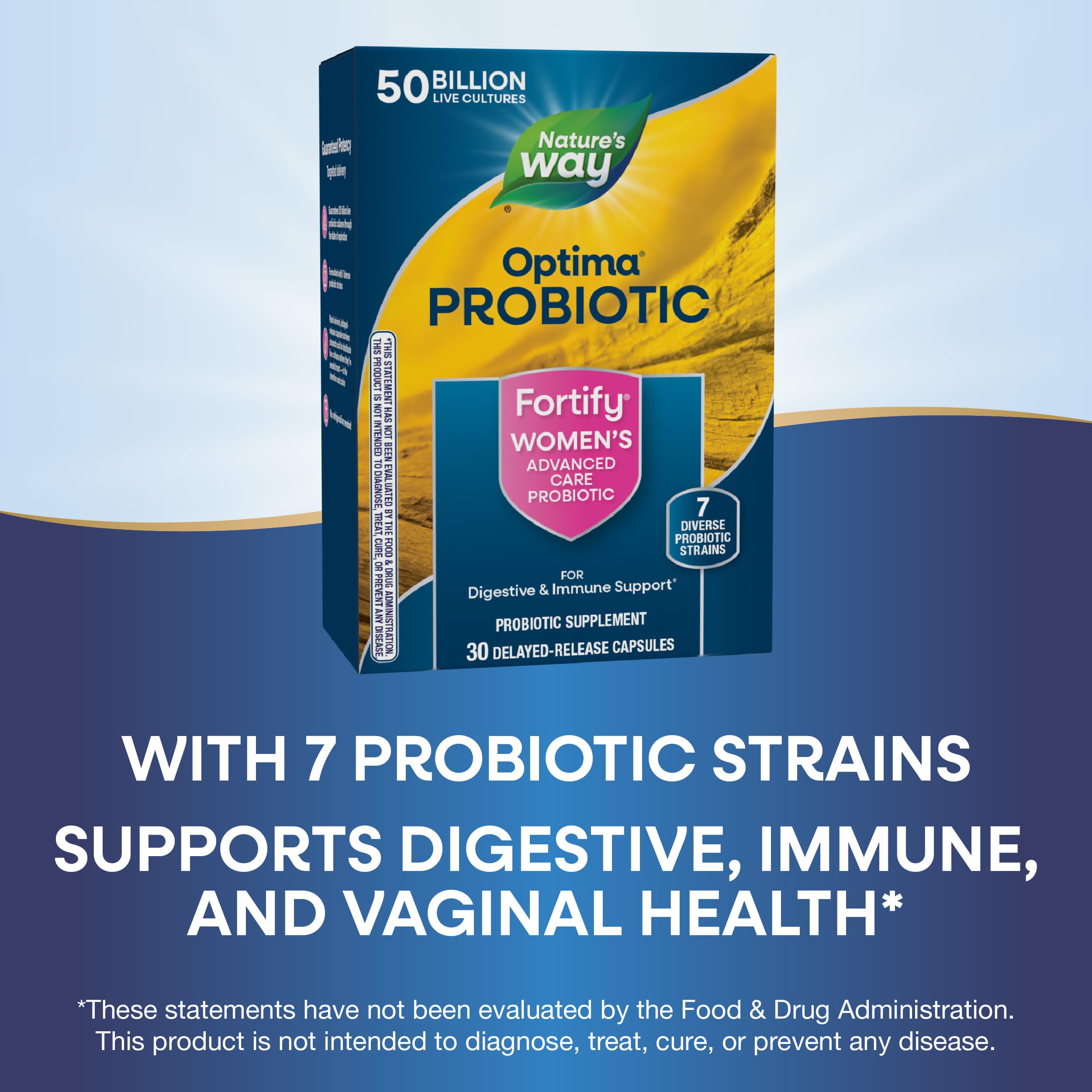 Foto 5 pulgar | Probiótico Nature's Way Fortify Optima Para Mujer 30 Cápsulas - Venta Internacional.