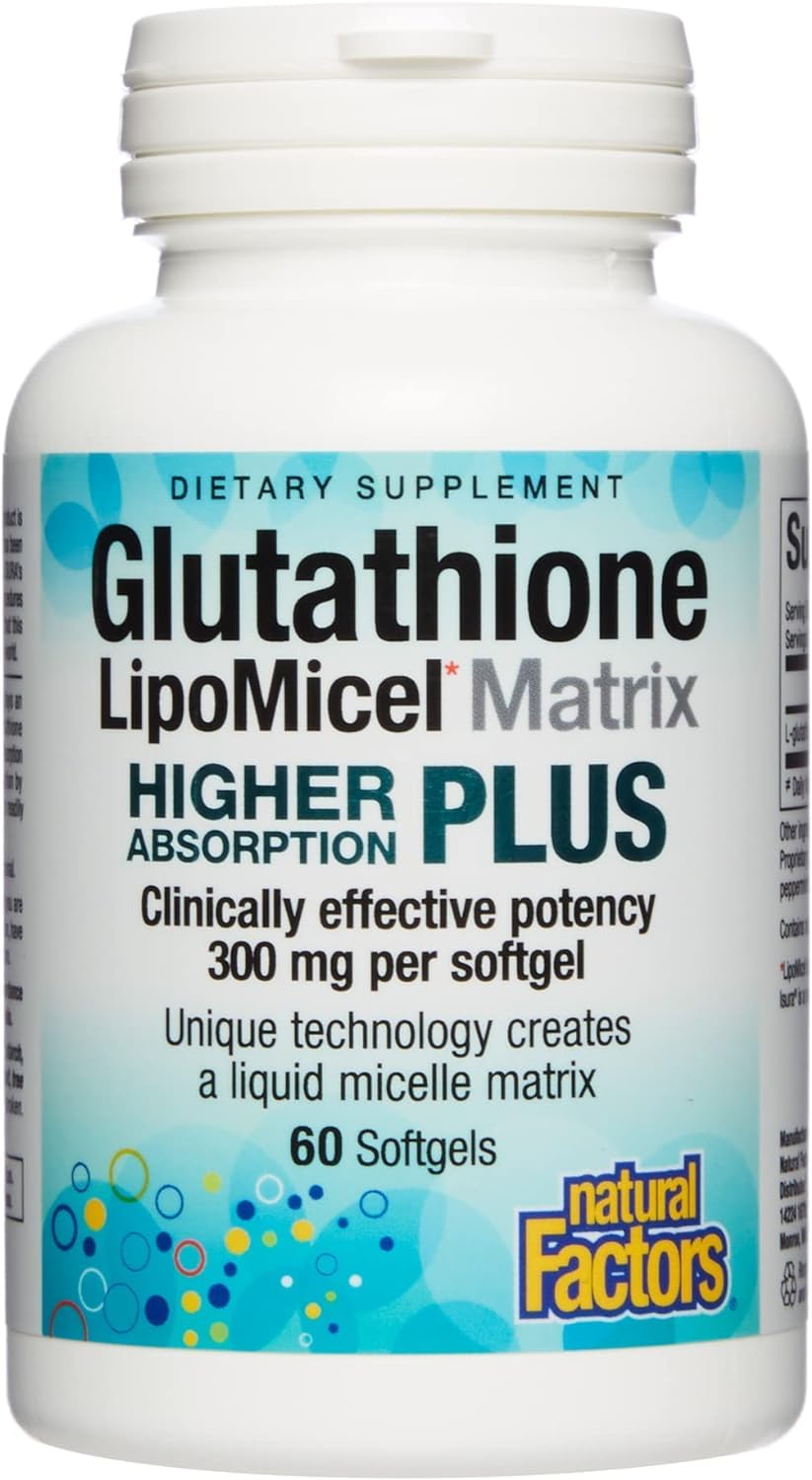 Foto 2 pulgar | Suplemento Natural Factors Glutatión Lipomicel Matrix 300 Mg - Venta Internacional.