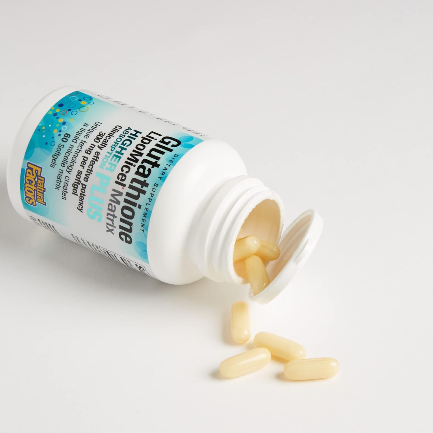 Foto 4 pulgar | Suplemento Natural Factors Glutatión Lipomicel Matrix 300 Mg - Venta Internacional.