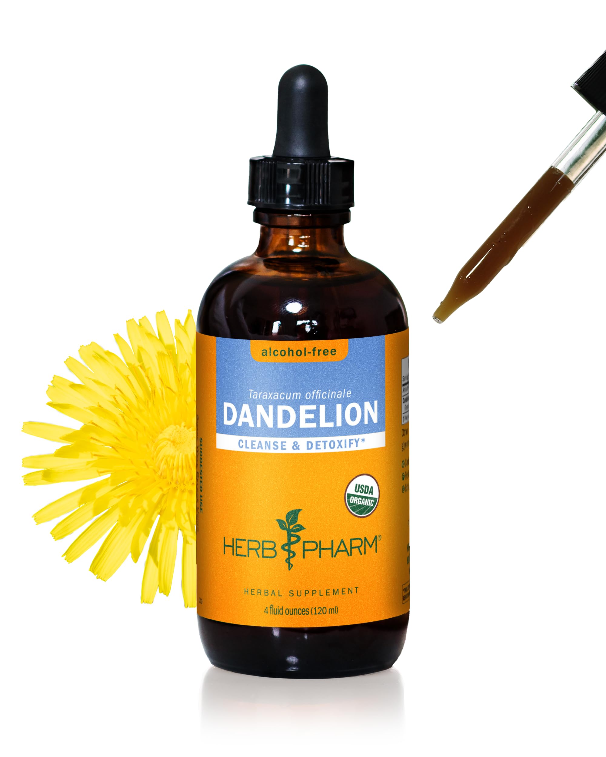 Foto 1 | Extracto Líquido Limpiador De Diente De León Herb Pharm, 120 Ml, Orgánico - Venta Internacional.