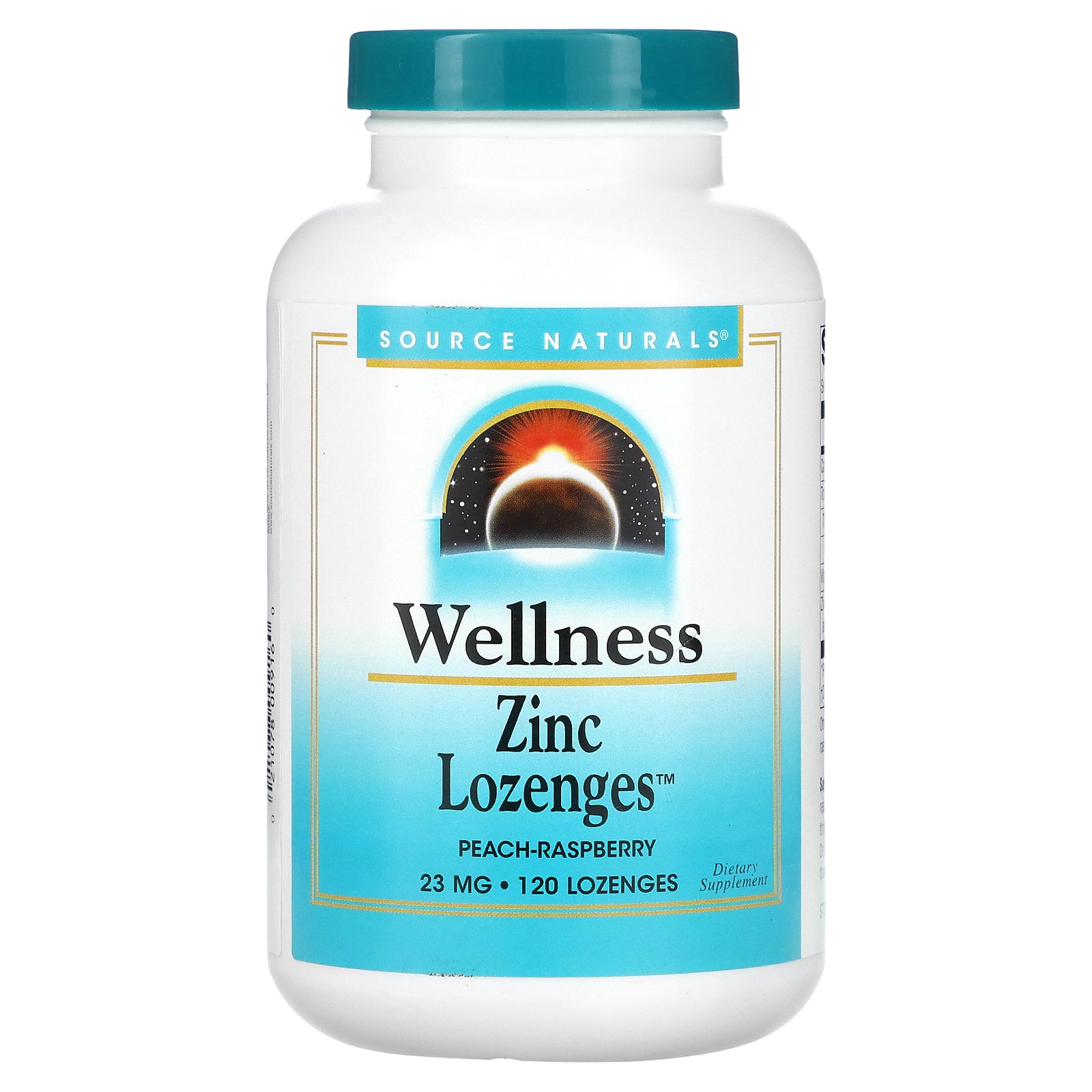 Foto 2 pulgar | Pastillas De Zinc Source Naturals Wellness, Melocotón Y Frambuesa, 23 Mg - Venta Internacional.