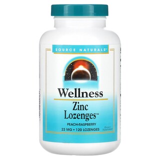 Foto 1 | Pastillas De Zinc Source Naturals Wellness, Melocotón Y Frambuesa, 23 Mg - Venta Internacional.