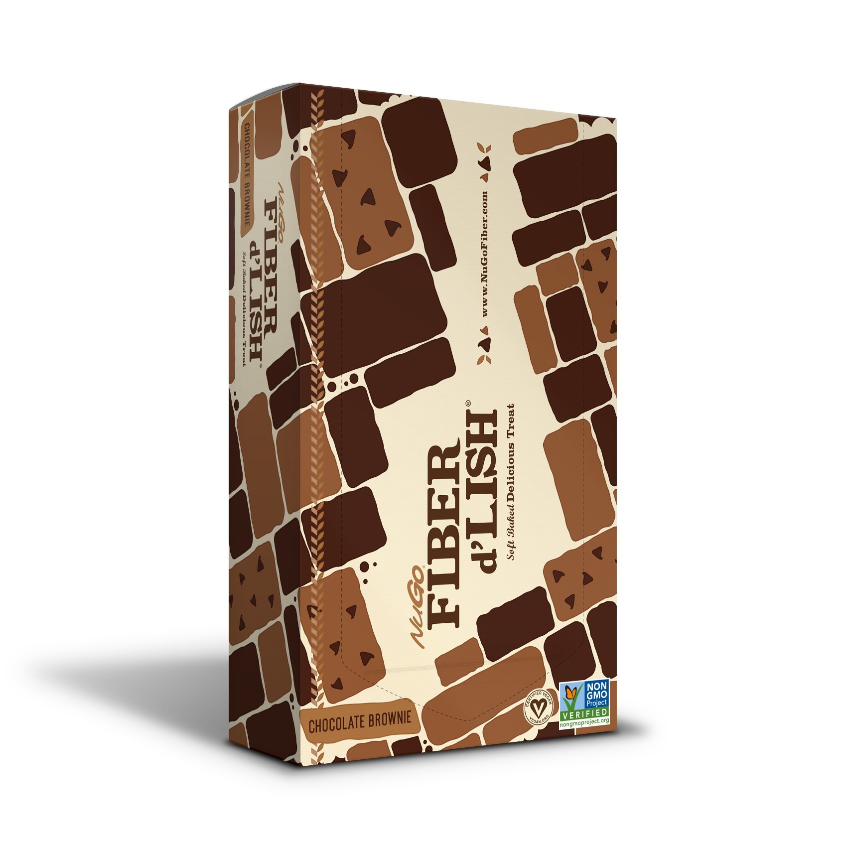 Foto 2 pulgar | Brownie De Chocolate Fiber D'lish De Fiber Bar Nugo Con Alto Contenido De Fibra, 12 G - Venta Internacional.