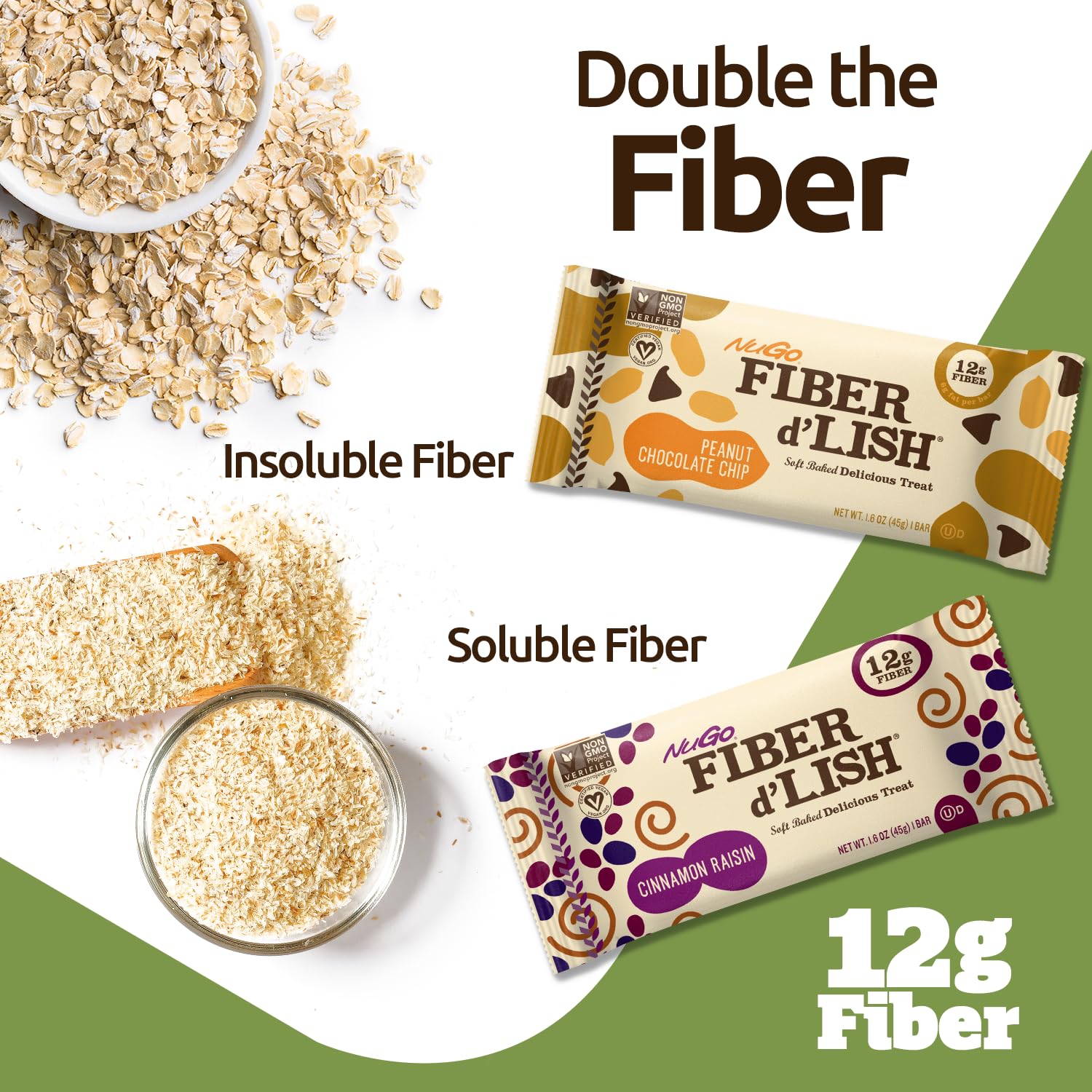 Foto 5 pulgar | Brownie De Chocolate Fiber D'lish De Fiber Bar Nugo Con Alto Contenido De Fibra, 12 G - Venta Internacional.