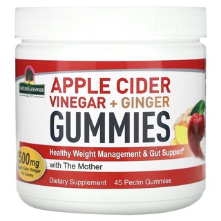 Foto 1 | Complementa Nature's Answer Con Vinagre De Sidra De Manzana Y Gomitas De Jengibre - Venta Internacional.