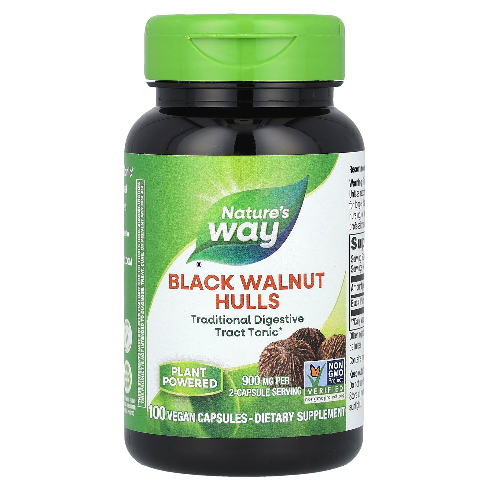 Foto 2 pulgar | Suplemento Nature's Way Black Walnut Hulls 100 Cápsulas Veganas - Venta Internacional.