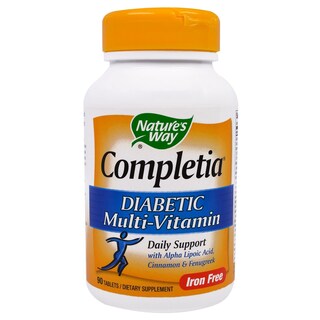 Foto 1 | Multivitamínico Nature's Way Completia Diabetic 90 Comprimidos - Venta Internacional.