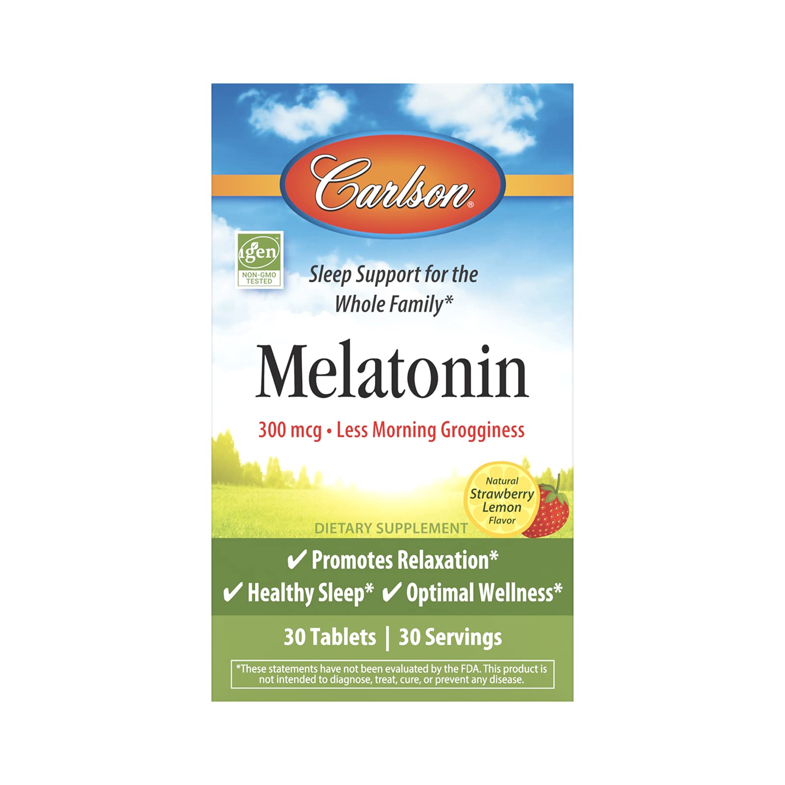 Foto 2 pulgar | Suplemento Carlson De Melatonina En Tabletas Masticables De 300 Mcg - Venta Internacional.
