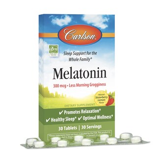 Foto 4 | Suplemento Carlson De Melatonina En Tabletas Masticables De 300 Mcg - Venta Internacional.