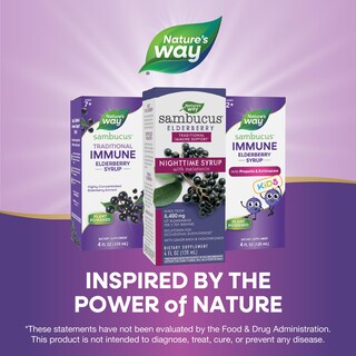 Foto 6 | Sirope Nature's Way Sambucus Nighttime Saúco Con Melatonina 120 Ml - Venta Internacional.