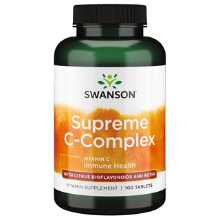 Foto 1 | Complejo Supremo De Vitamina C Swanson 100 Comprimidos - Venta Internacional.
