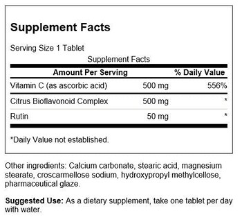Foto 2 | Complejo Supremo De Vitamina C Swanson 100 Comprimidos - Venta Internacional.