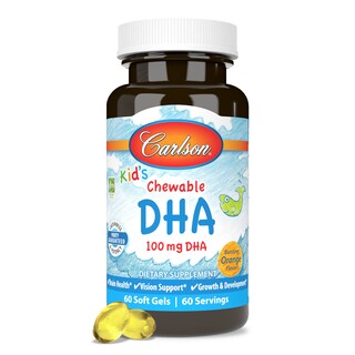 Foto 5 | Suplemento Carlson Kid's Chewable Dha, 100 Mg, Naranja, 60 Cápsulas Blandas - Venta Internacional.
