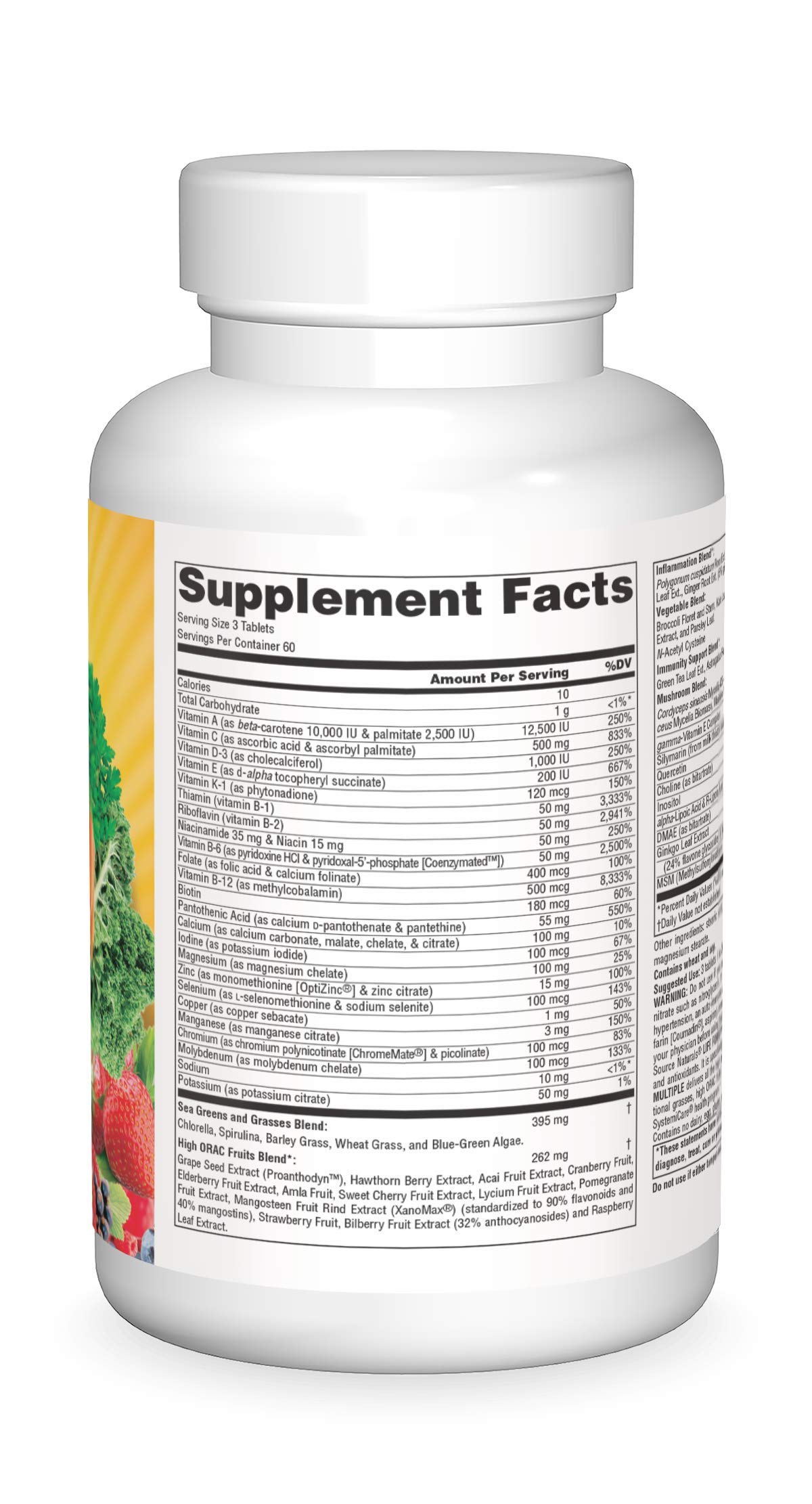 Foto 3 | Supplement Source Naturals Life Force Green Multiple 180 Comprimidos - Venta Internacional.
