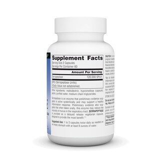 Foto 3 | Supplement Source Naturals Serrapeptase 120 Cápsulas - Venta Internacional.