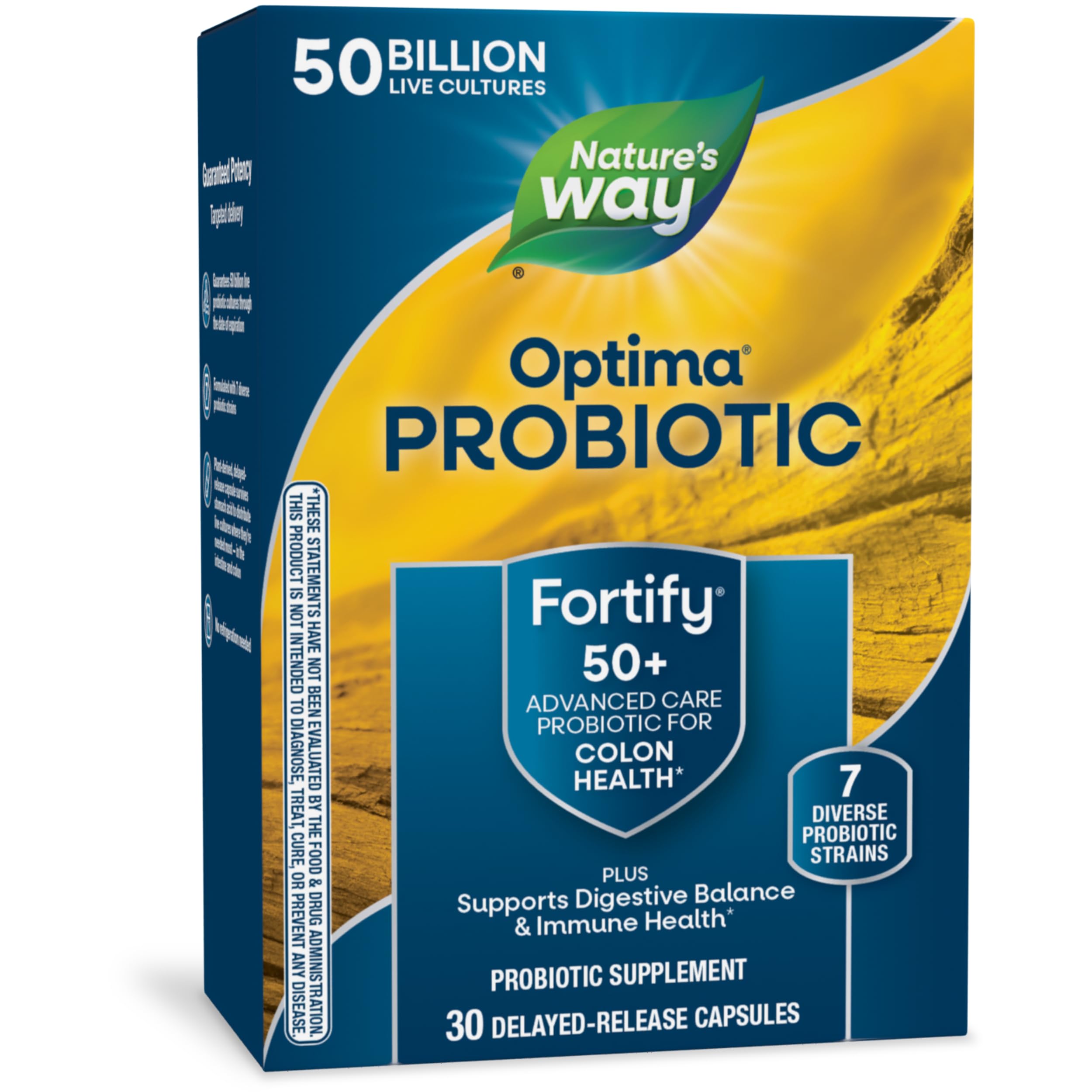 Foto 2 pulgar | Probiótico Nature's Way Fortify Optima Adults 50+ 30 Cápsulas - Venta Internacional.