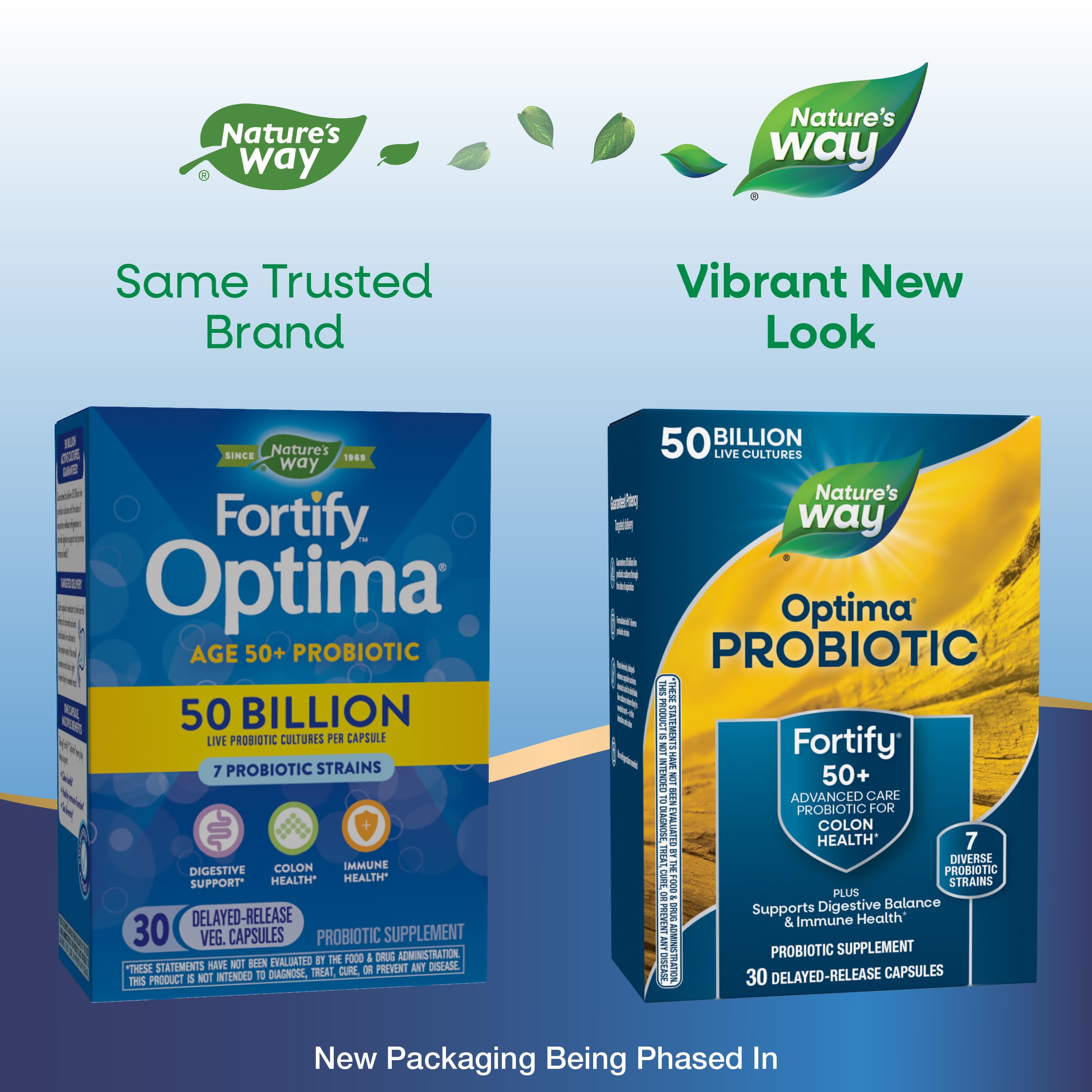Foto 2 | Probiótico Nature's Way Fortify Optima Adults 50+ 30 Cápsulas - Venta Internacional.