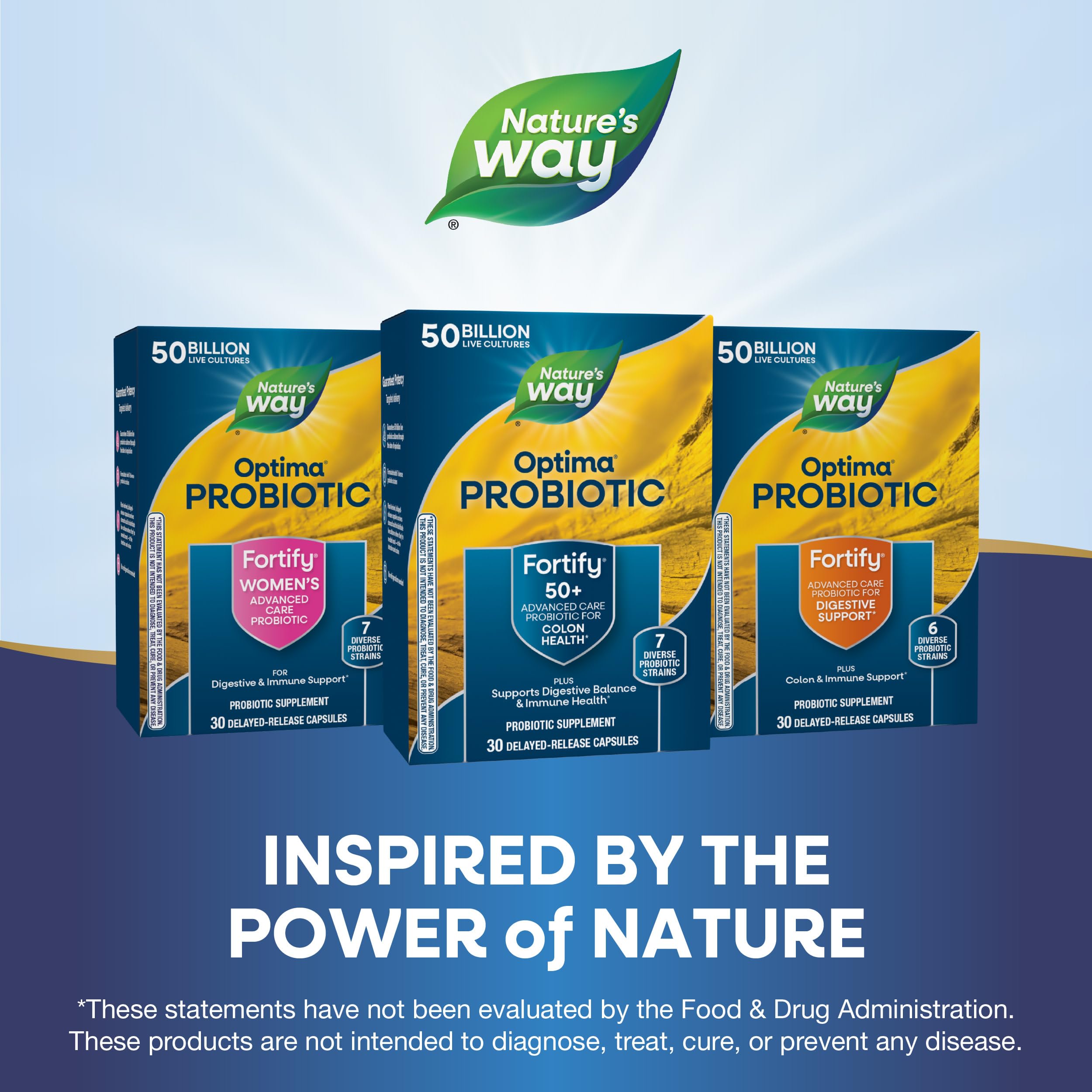 Foto 7 | Probiótico Nature's Way Fortify Optima Adults 50+ 30 Cápsulas - Venta Internacional.